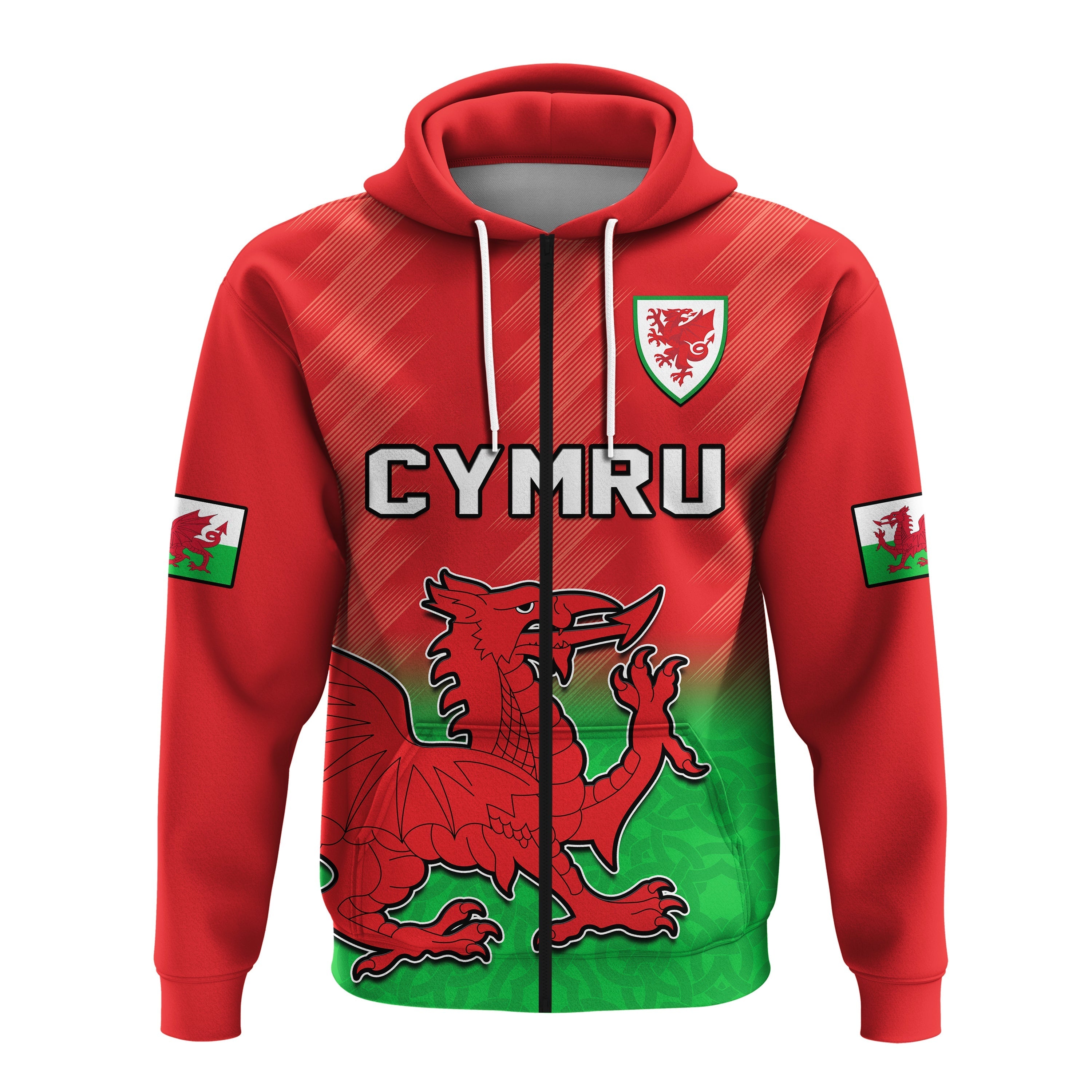 Wales Football Hoodie Football 2022 Come On Cymru Yma O Hyd LT14