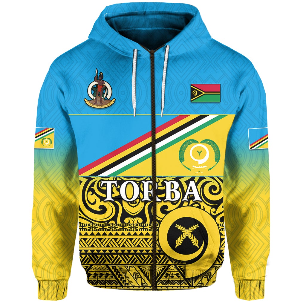 Torba Province Province Zip Hoodie Vanuatu Proud LT13