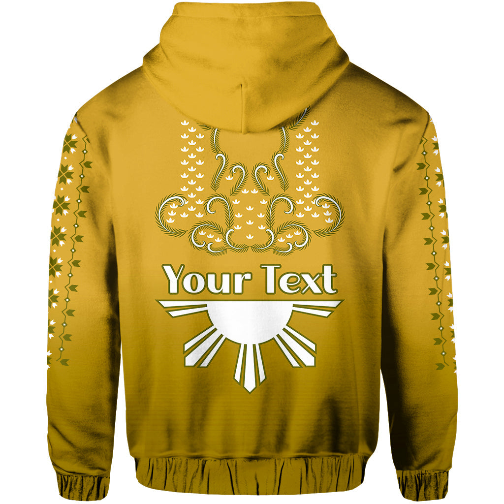 Custom Philippines Hoodie Sun Filipino Gold Barong LT13
