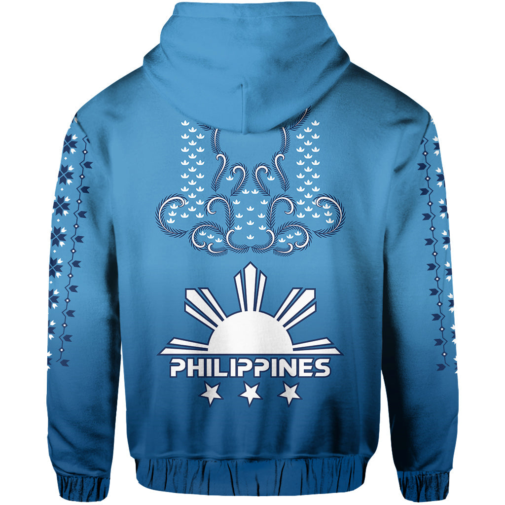 Philippines Hoodie Sun Filipino Blue Barong LT13