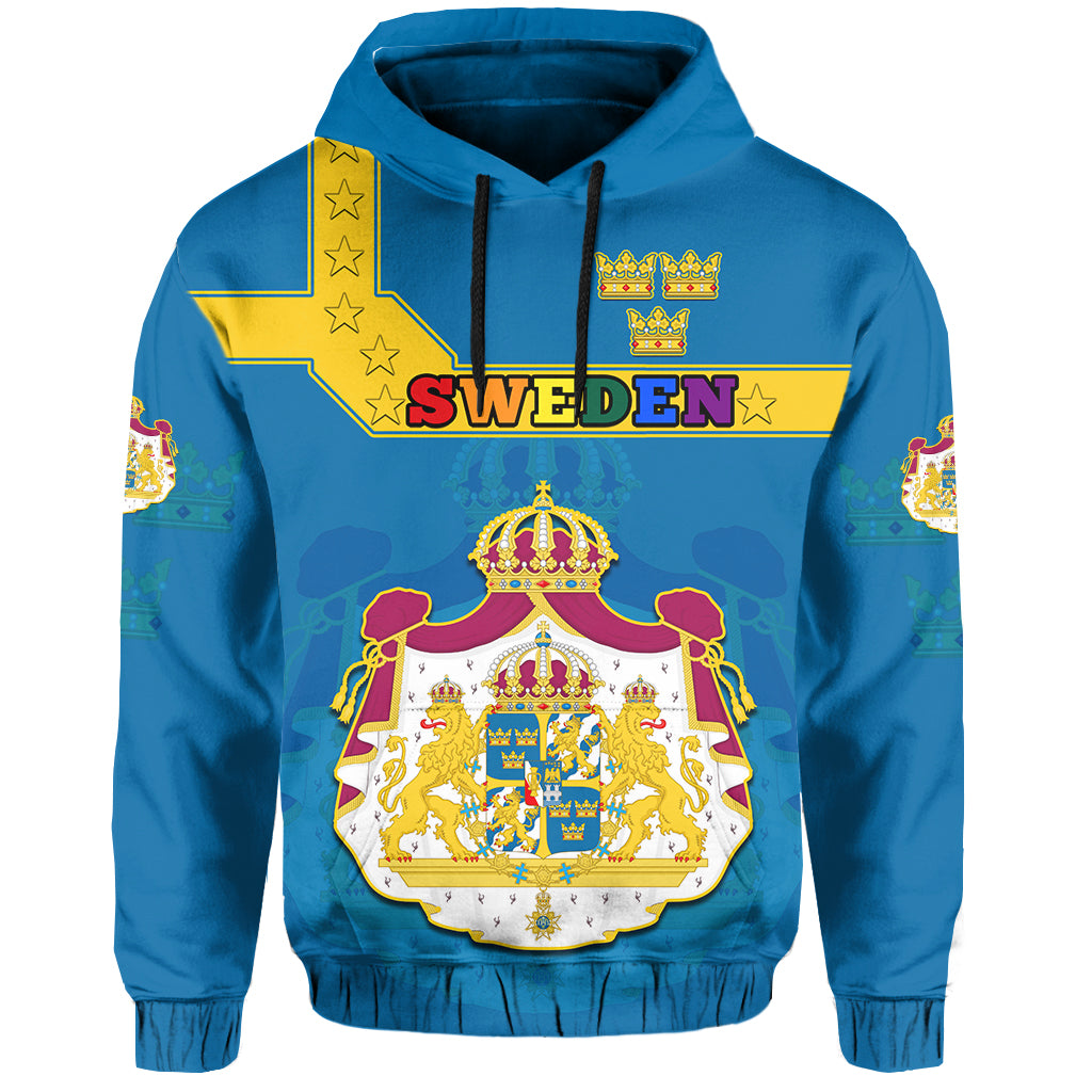 Sweden LGBT Day Hoodie Be Proud Of Who You Are LT14