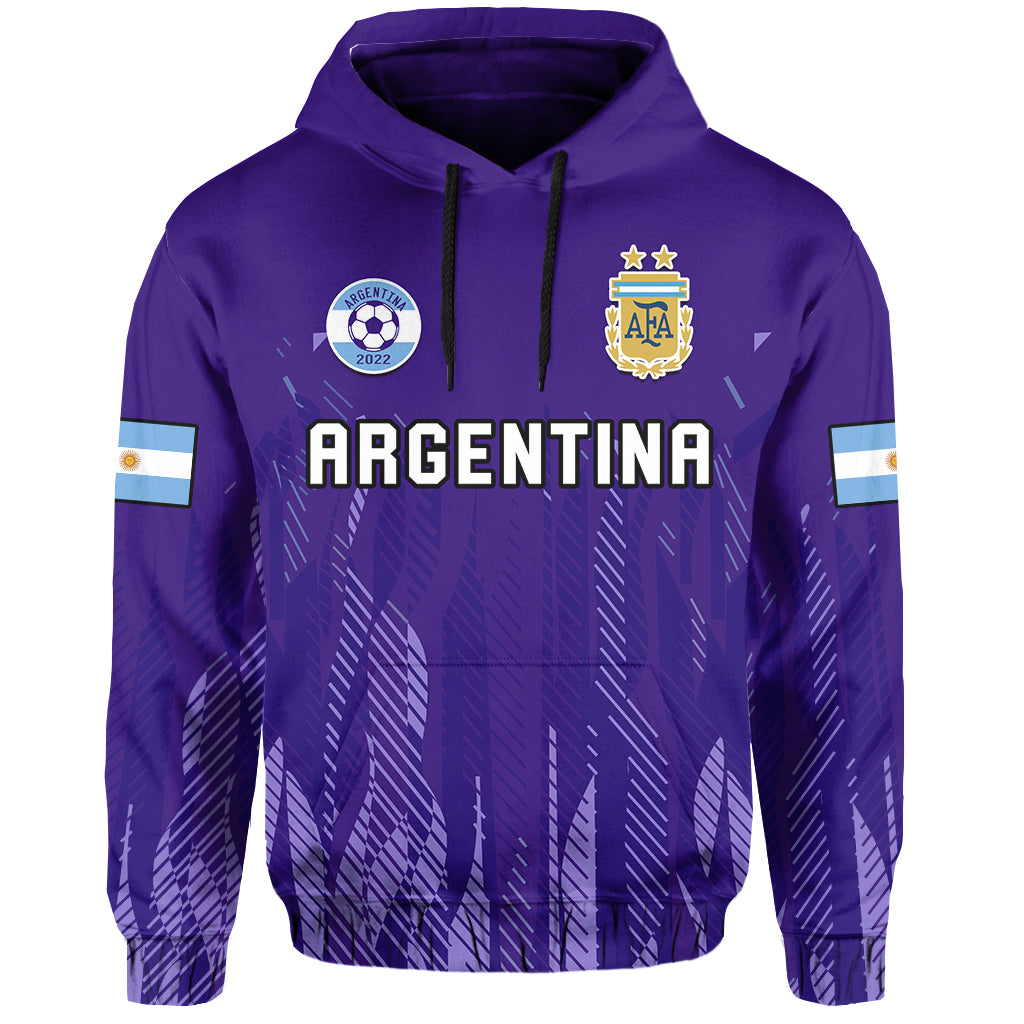 Custom Argentina Football Hoodie Vamos La Albiceleste 2022 Newest Style LT14