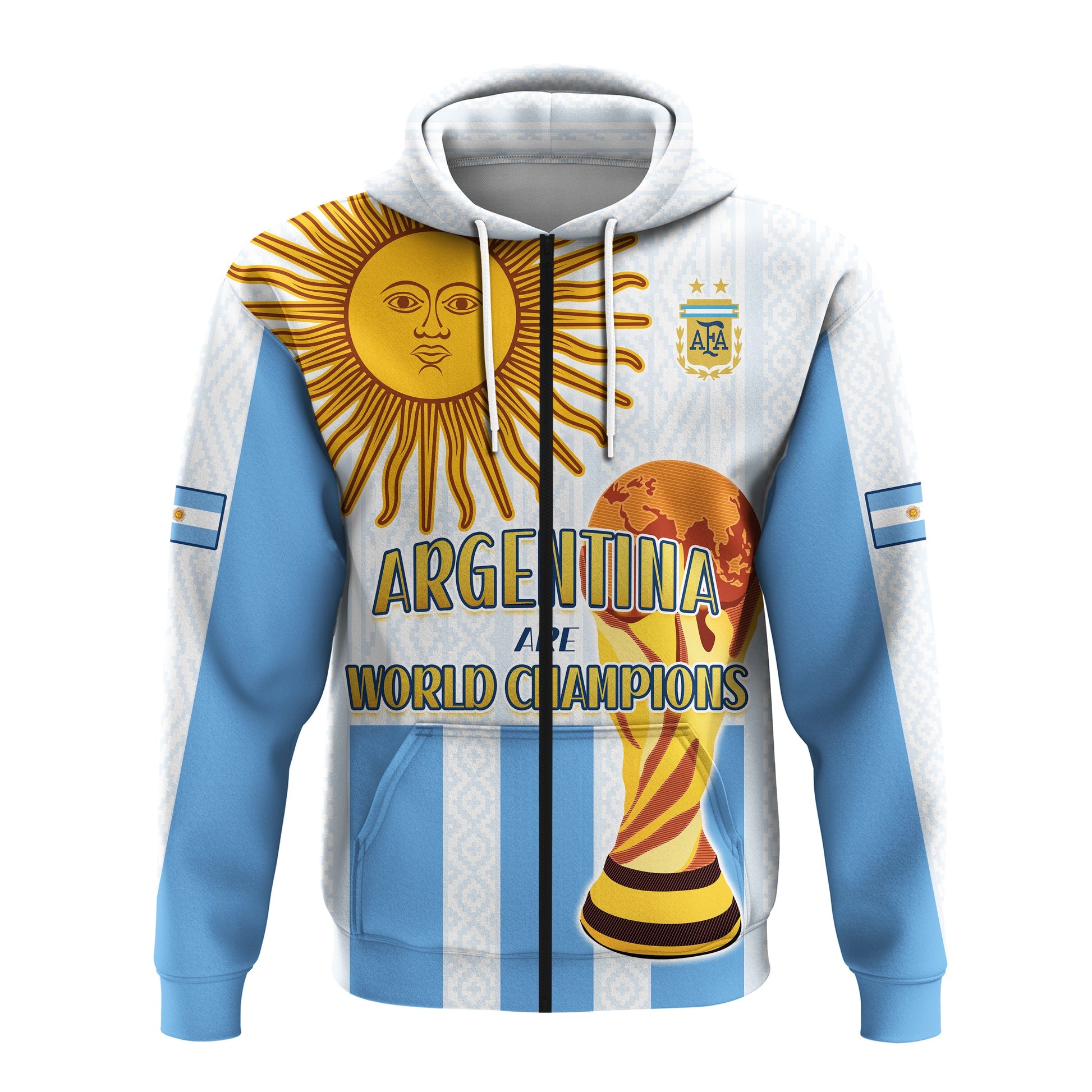 Custom Argentina Football Hoodie World Champions 2022 Dream Come True LT13