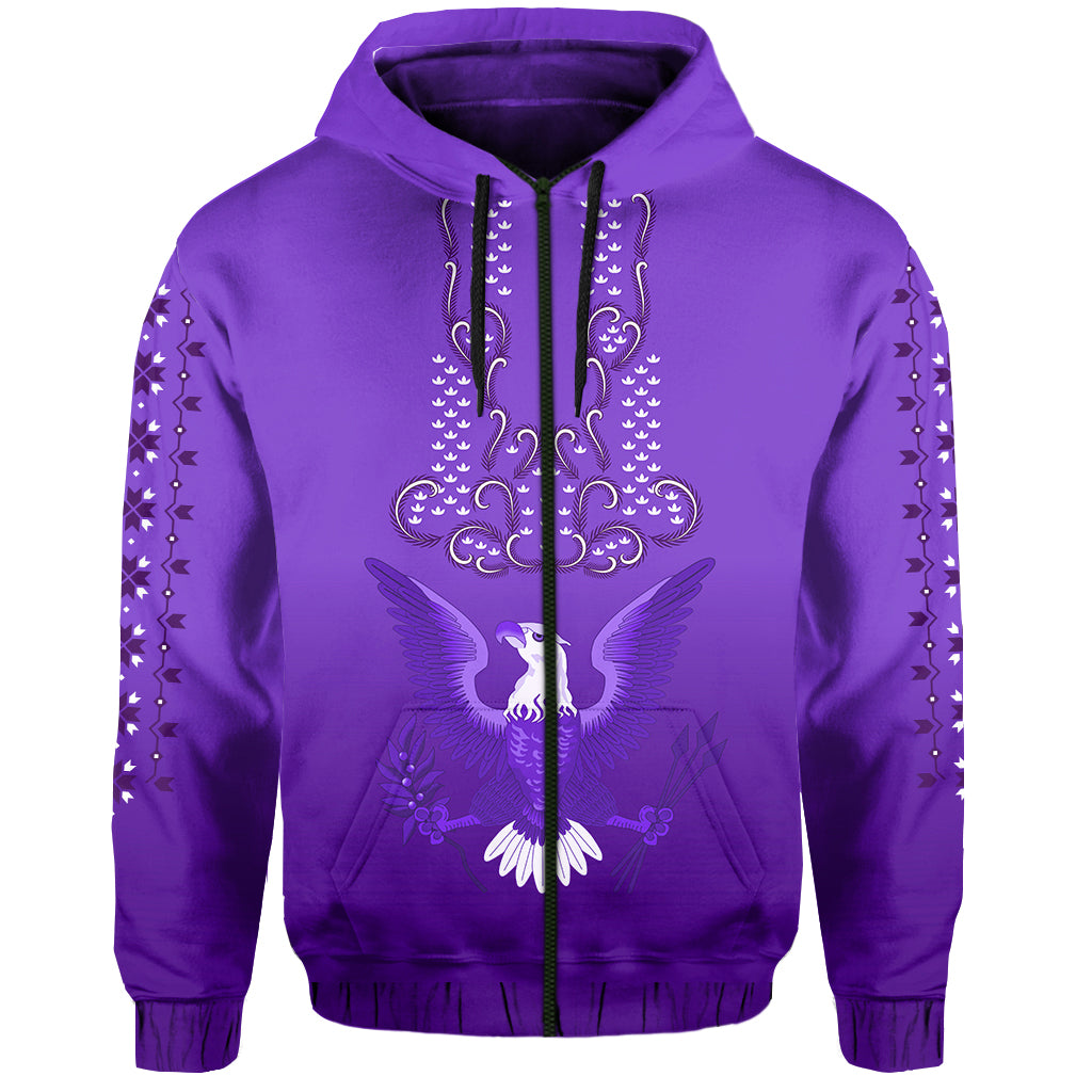 Philippines Hoodie Sun Filipino Purple Barong LT13