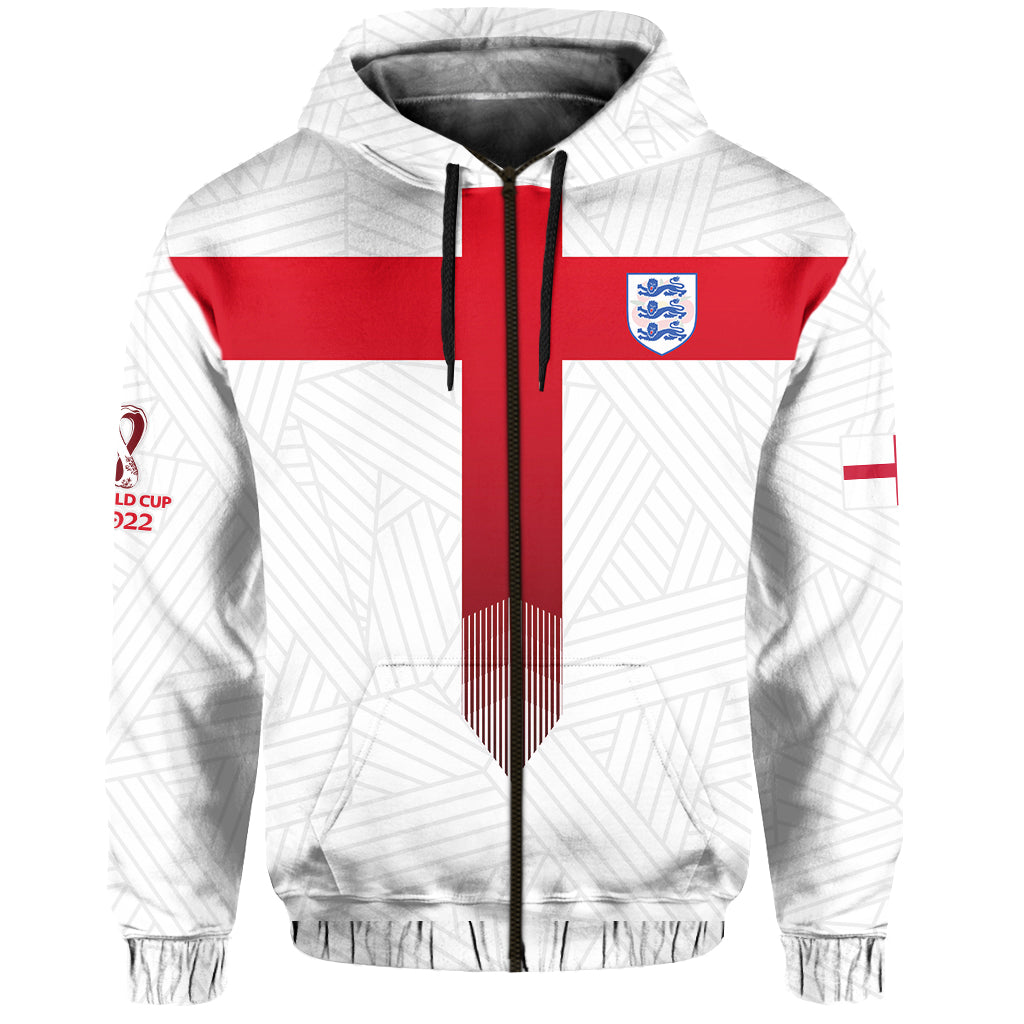 Custom England Football Hoodie Come On Three Lions Soccer Champions World Cup Ver.01 LT13