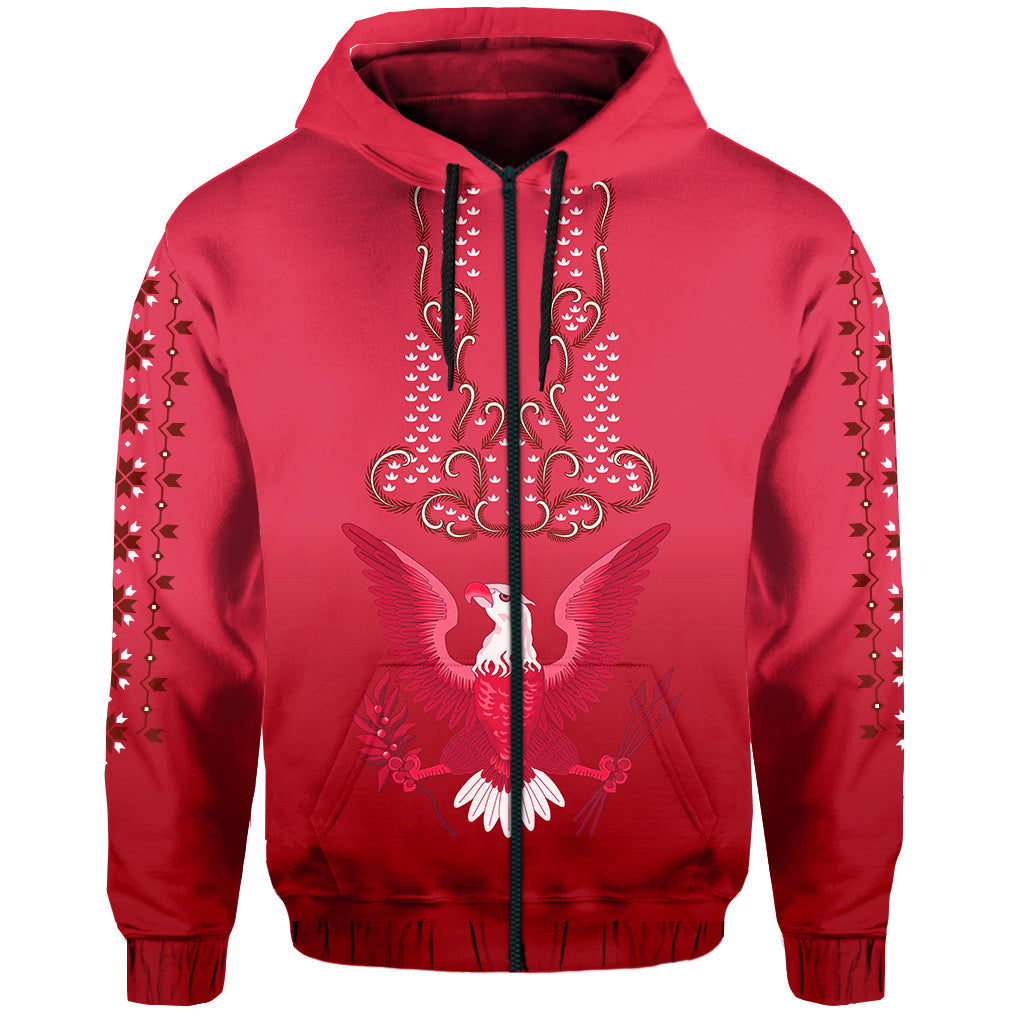 Philippines Hoodie Sun Filipino Red Barong LT13