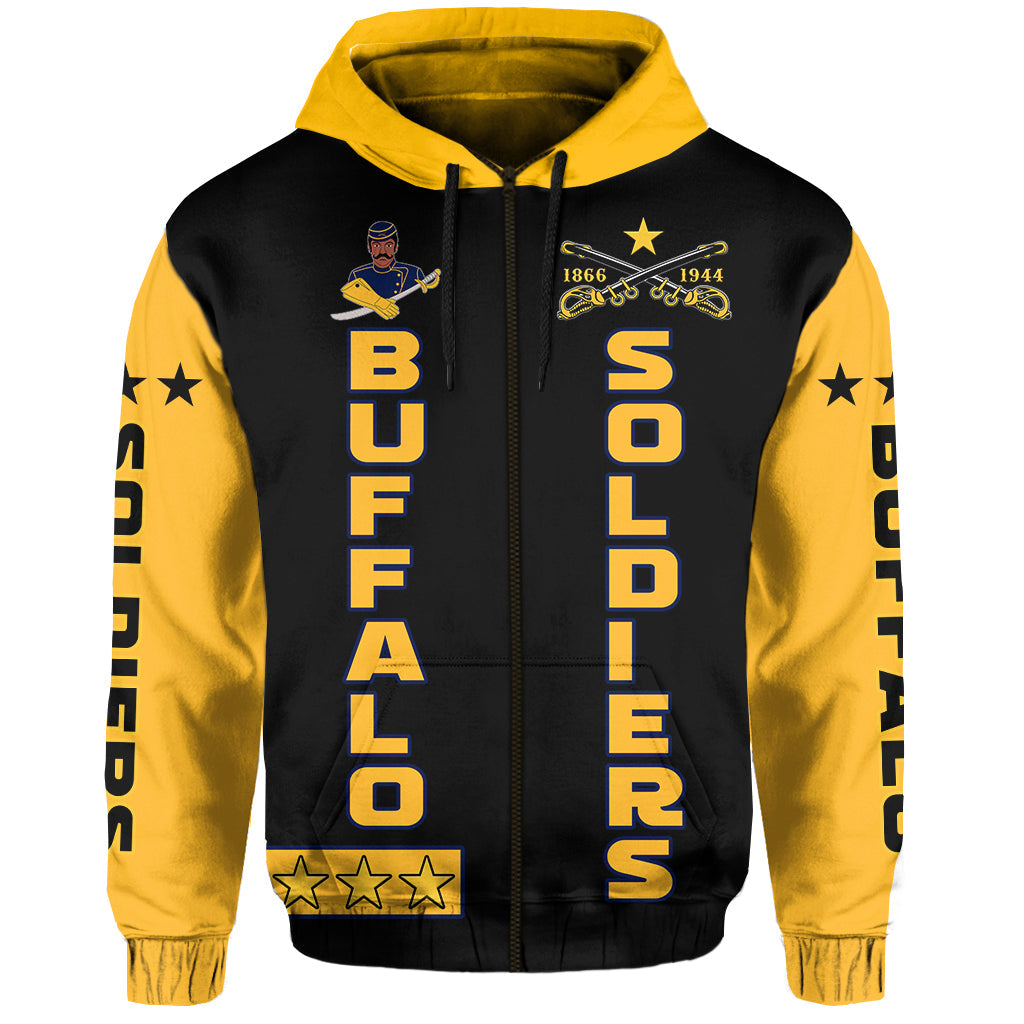 Custom Buffalo Soldiers Hoodie BSMC Club Adore Motorcycle LT13