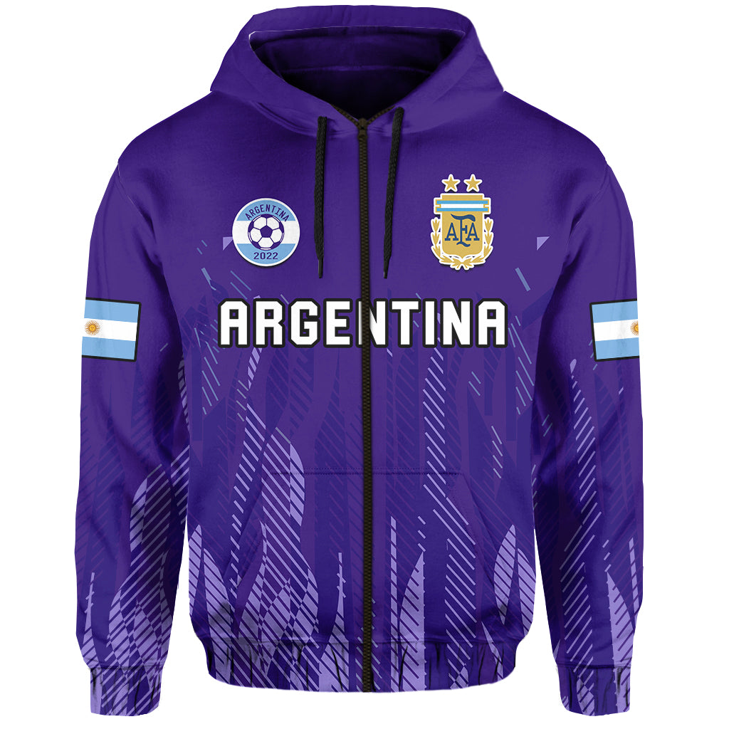 Custom Argentina Football Hoodie Vamos La Albiceleste 2022 Newest Style LT14