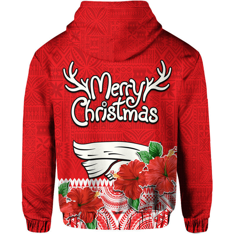 Hawaii Hibiscus Flower Mele Kalikimaka Hoodie LT9