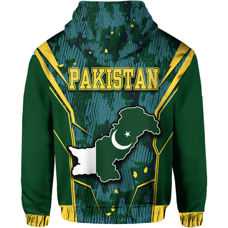 Pakistan Hoodie Men in Green Cricket Team Sport Style LT9