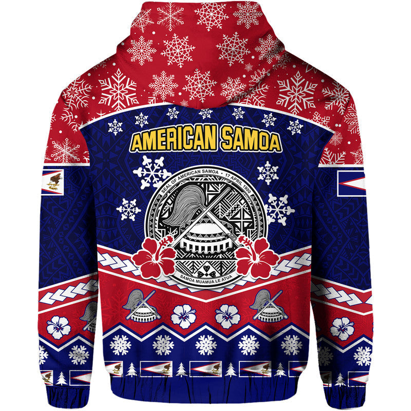 American Samoa Tribal Polynesian Christmas Vibe Hoodie LT9