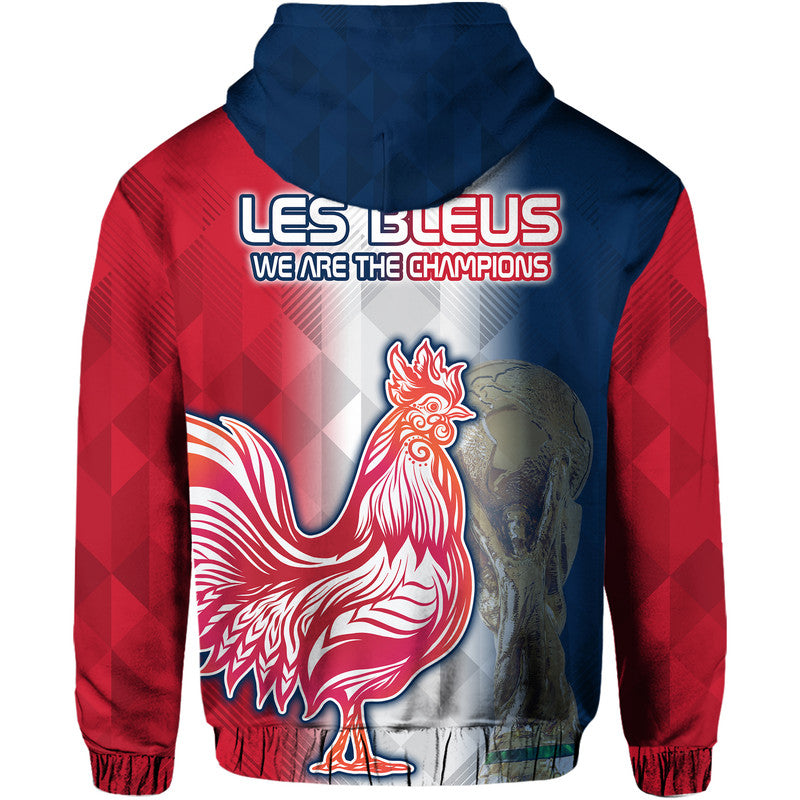 France Football Qatar Roosters Champions 2022 Hoodie LT9