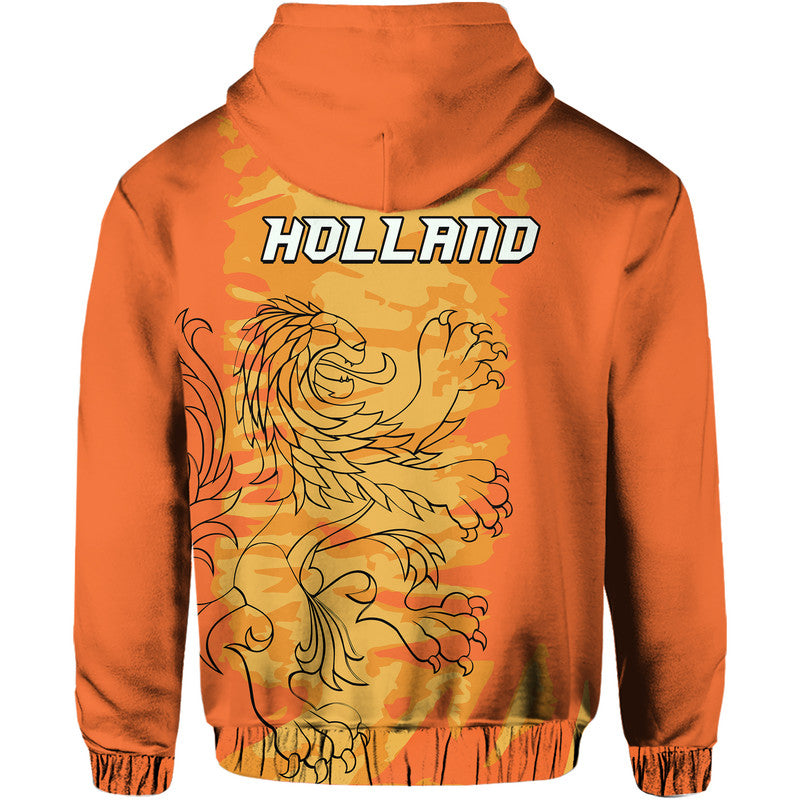 Netherlands Football Oranje Sport Design Hoodie LT9