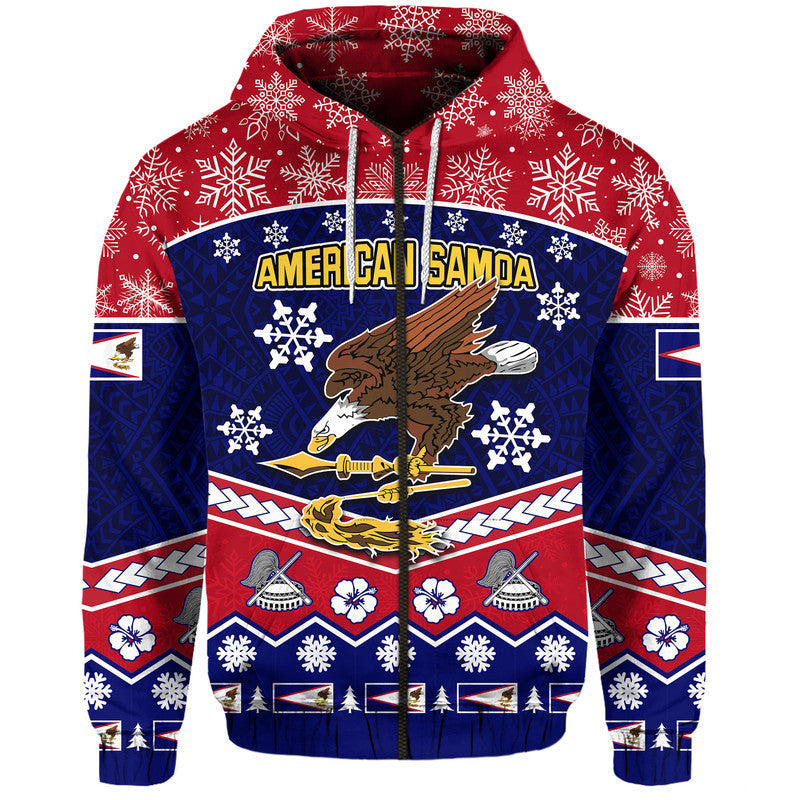 American Samoa Tribal Polynesian Christmas Vibe Hoodie LT9