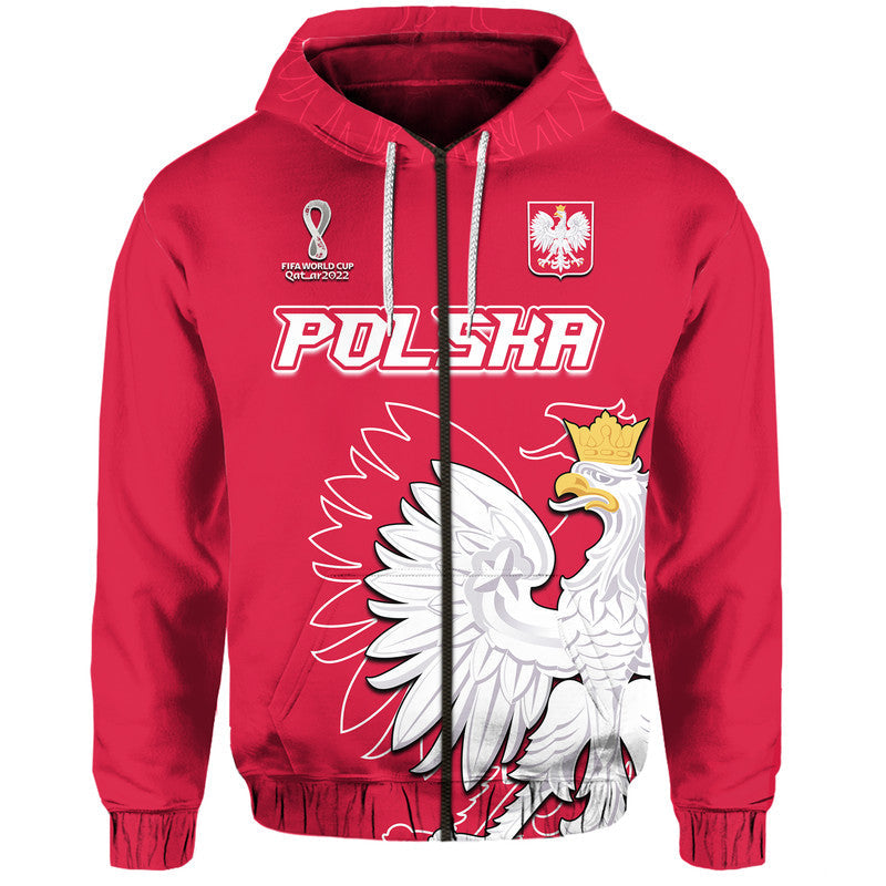 Poland Football Coat of Arms No1 Hoodie LT9