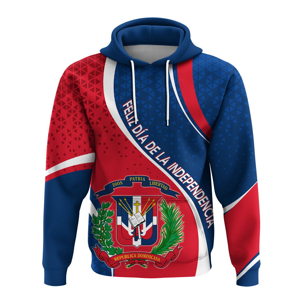 Dominican Republic Hoodie Independence Day Curve Style LT7