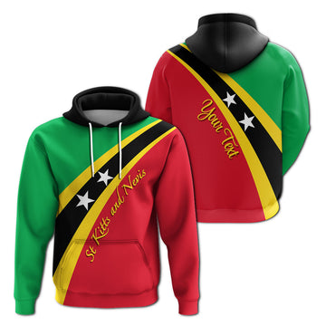 Saint Kitts and Nevis Custom Hoodie SKN Flag Simple Style LT7