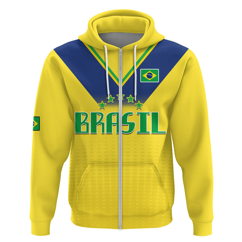 Custom Brazil Football Sub20 Champions South American Hoodie LT9
