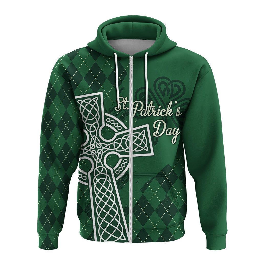 Irish Hoodie St. Patrick Day Mix Celtic Cross LT7