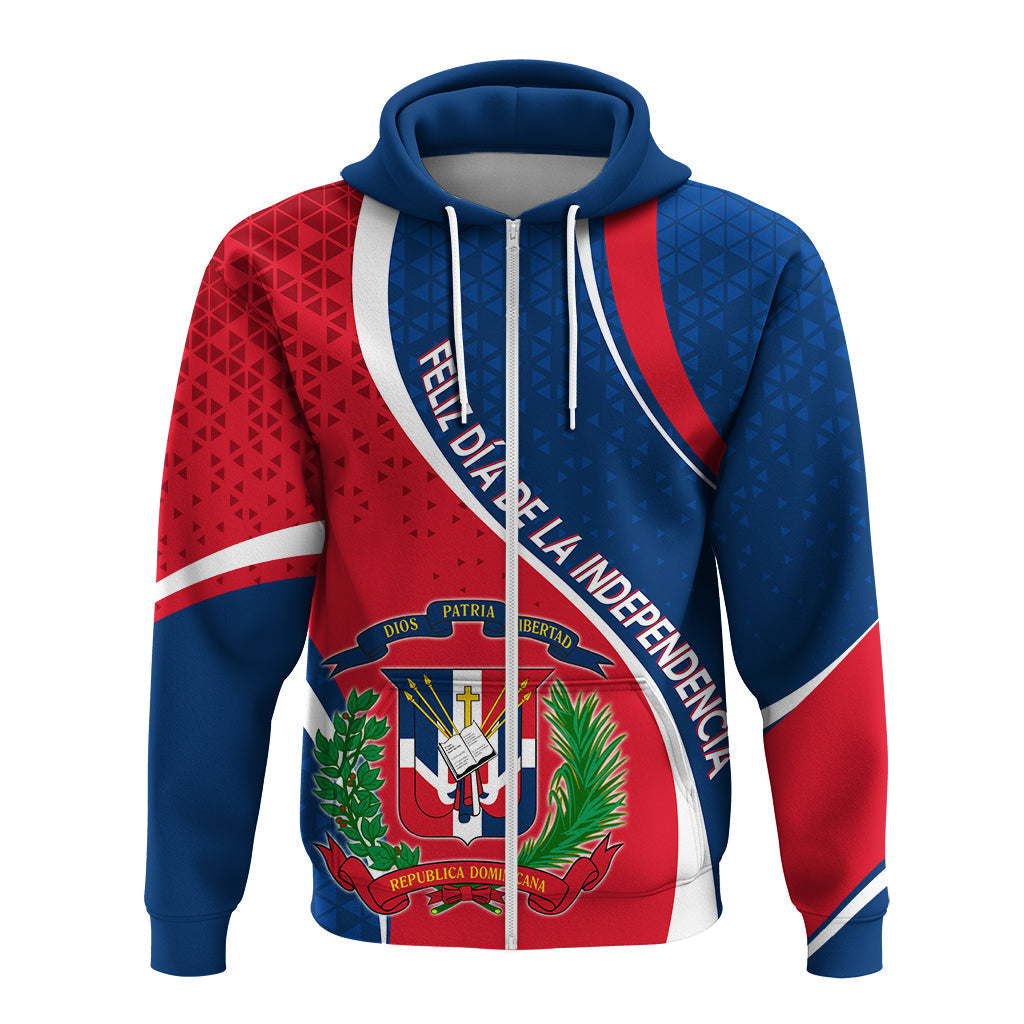 Dominican Republic Hoodie Independence Day Curve Style LT7