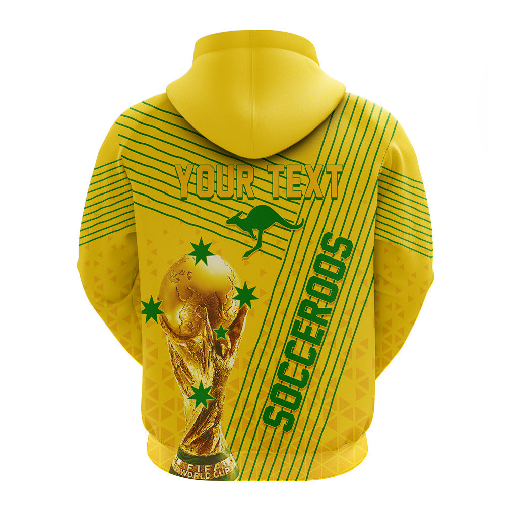 Personalised Australia Soccer WC 2022 Hoodie Socceroos Sporty Style LT7