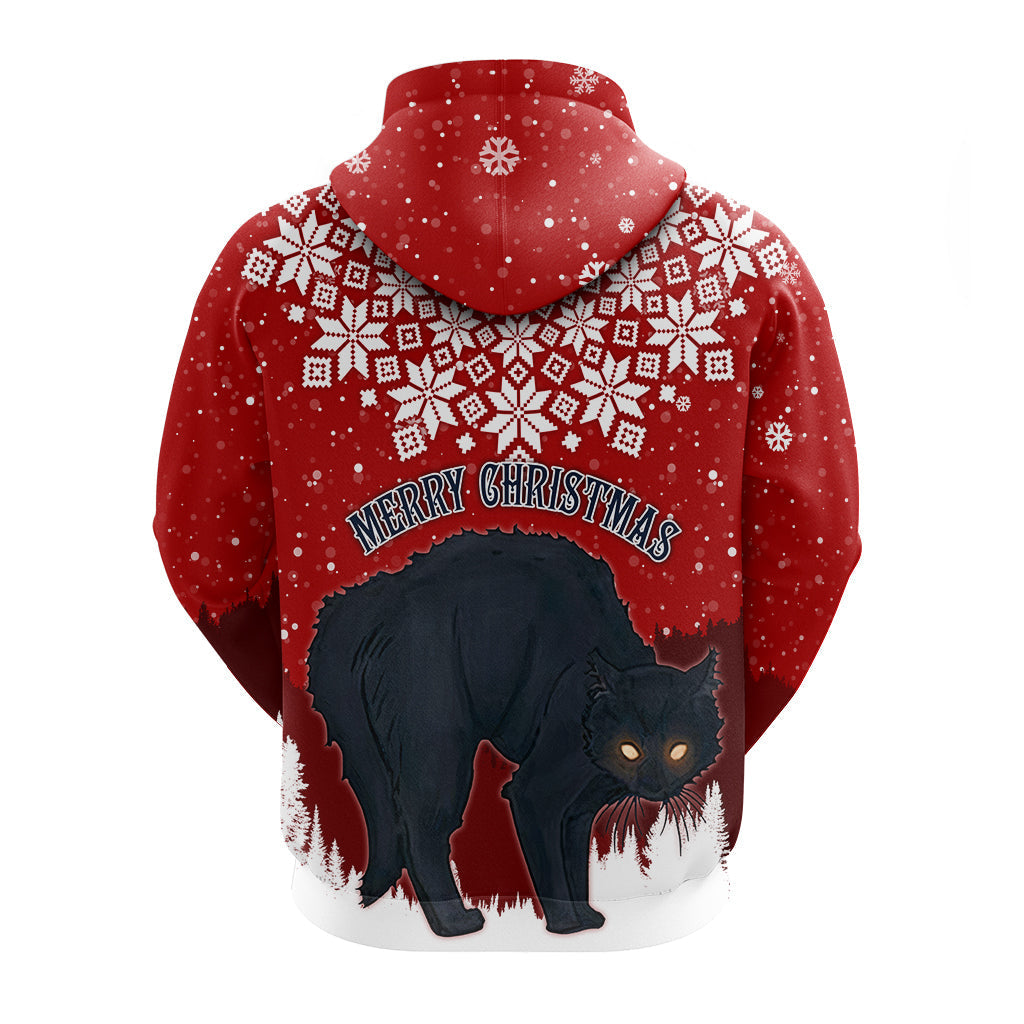 Iceland Christmas Hoodie Beware Jolakotturinn LT7