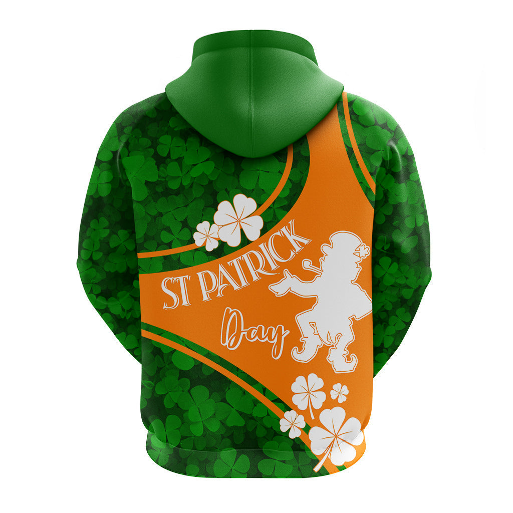Saint Patrick Day Hoodie Shamrocks And Shenanigans - Irish Flag Style LT7