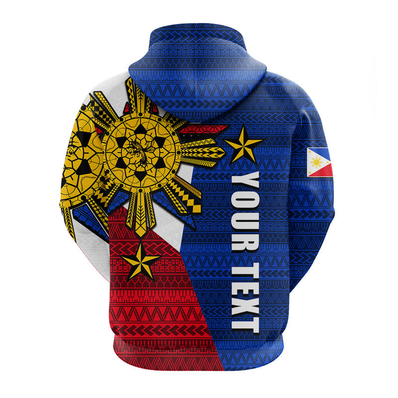 Custom Filipino Hoodie Tribal Flag Style LT6
