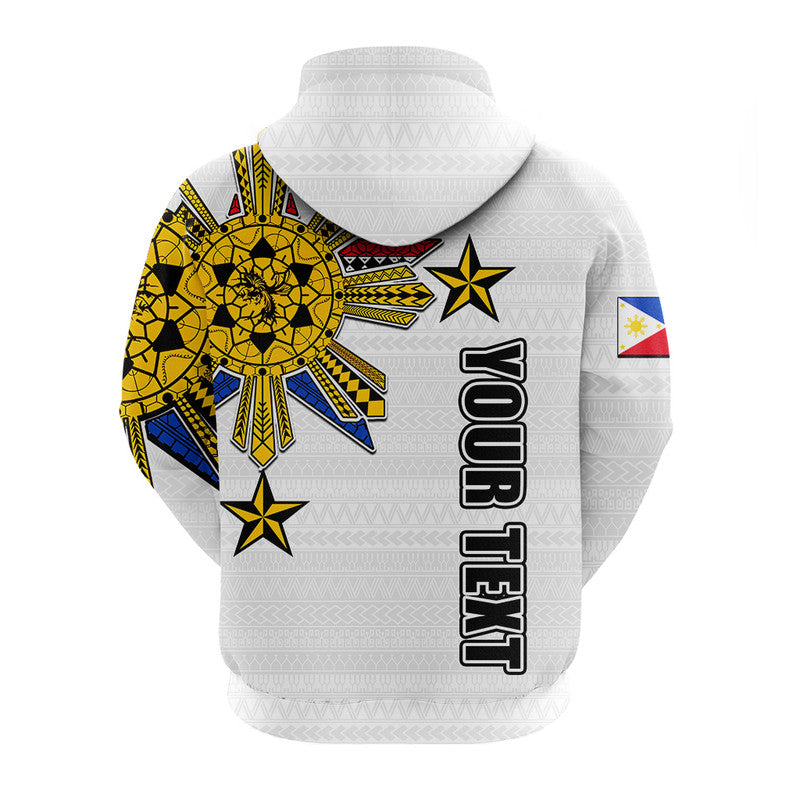 Custom Filipino Hoodie Tribal White Style LT6