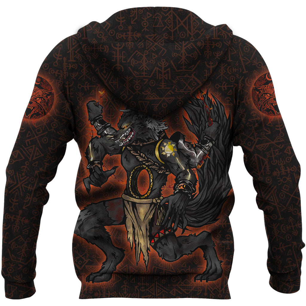 Viking Hoodie Skoll and Hati Artstation RLT12