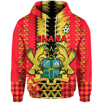 Ghana Football Sport Style Hoodie LT9