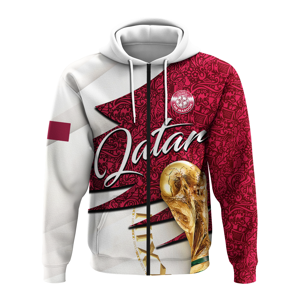 Qatar Football Team Football 2022 Hoodie - LT2