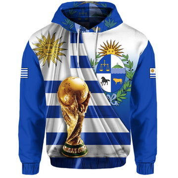 Uruguay Football La Celeste World Cup Hoodie LT9
