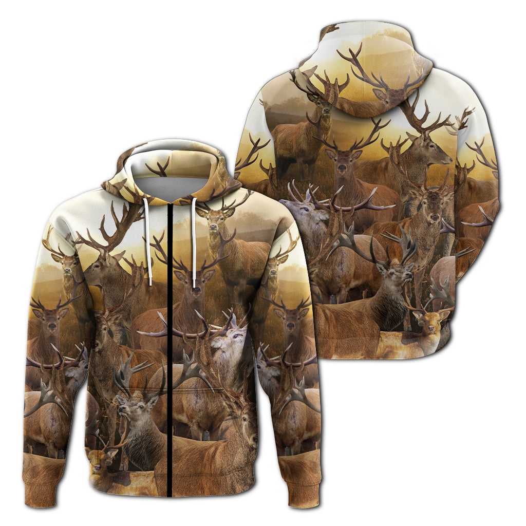 Deer Hunting Like Hunting, Like Wild Life Hoodie LT2
