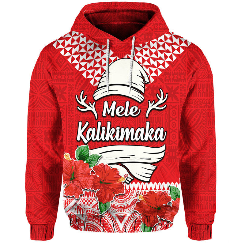 Hawaii Hibiscus Flower Mele Kalikimaka Hoodie LT9