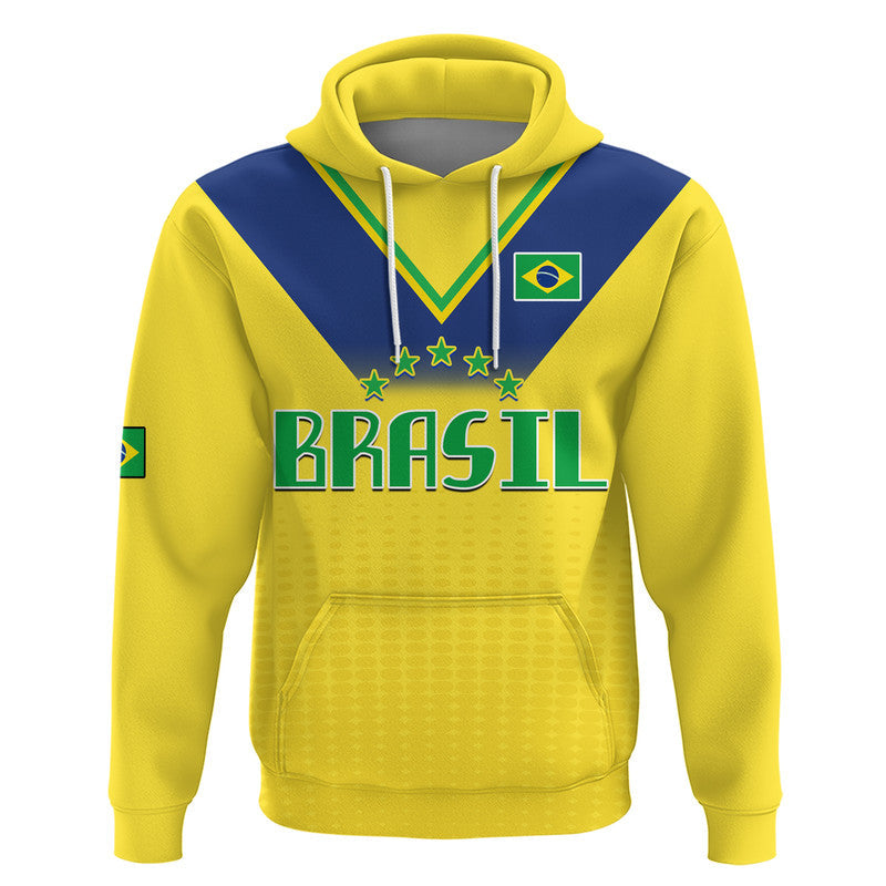 Custom Brazil Football Sub20 Champions South American Hoodie LT9
