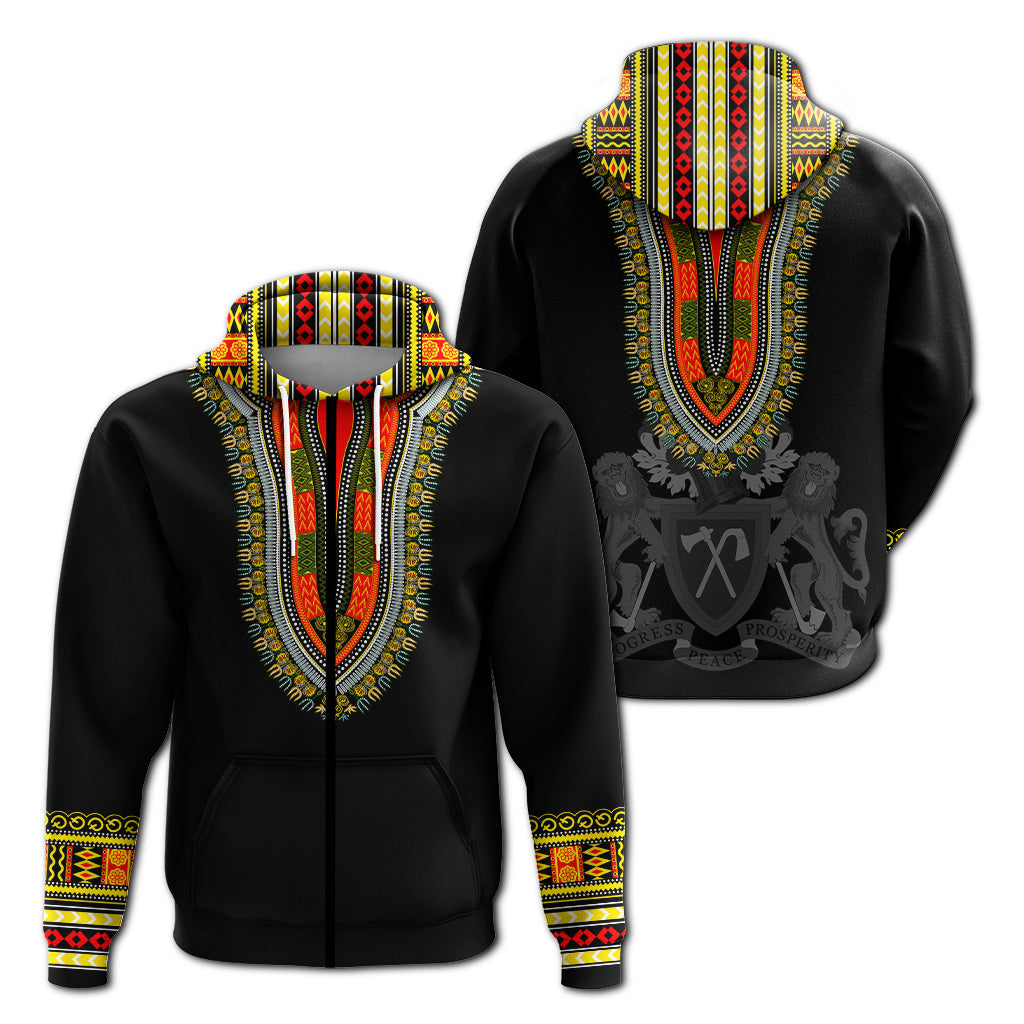 Gambia Happy Independence Day Dashiki Hoodie LT2