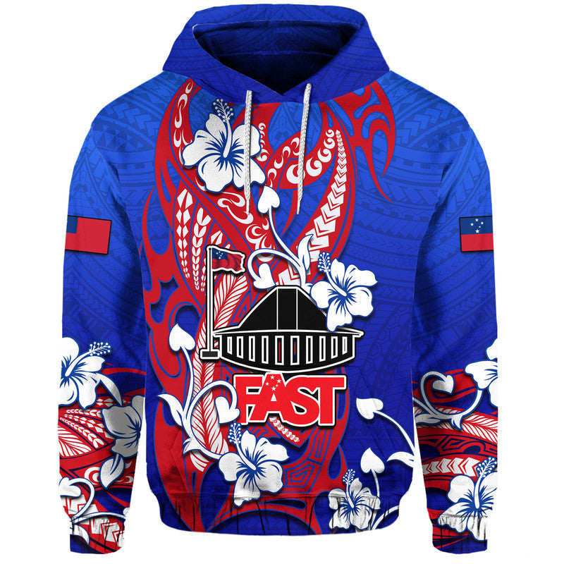Special Samoa FAST Party Hoodie Tribal Samoan Hibiscus Design LT9