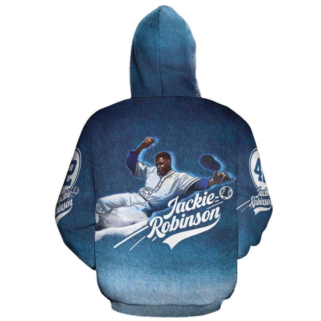 African Hoodie Jackie Robinson Hoodie