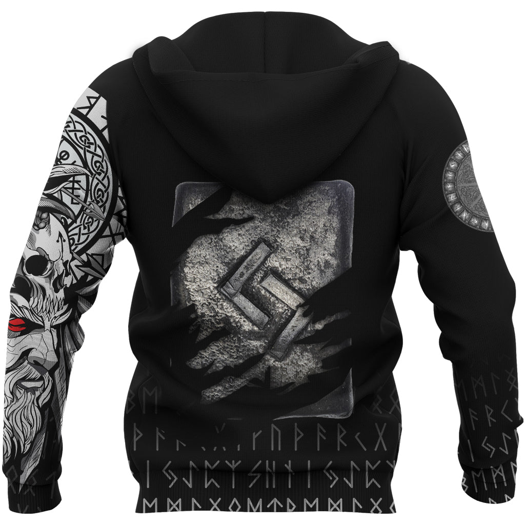Viking Hoodie Jera Norse Runes RLT12