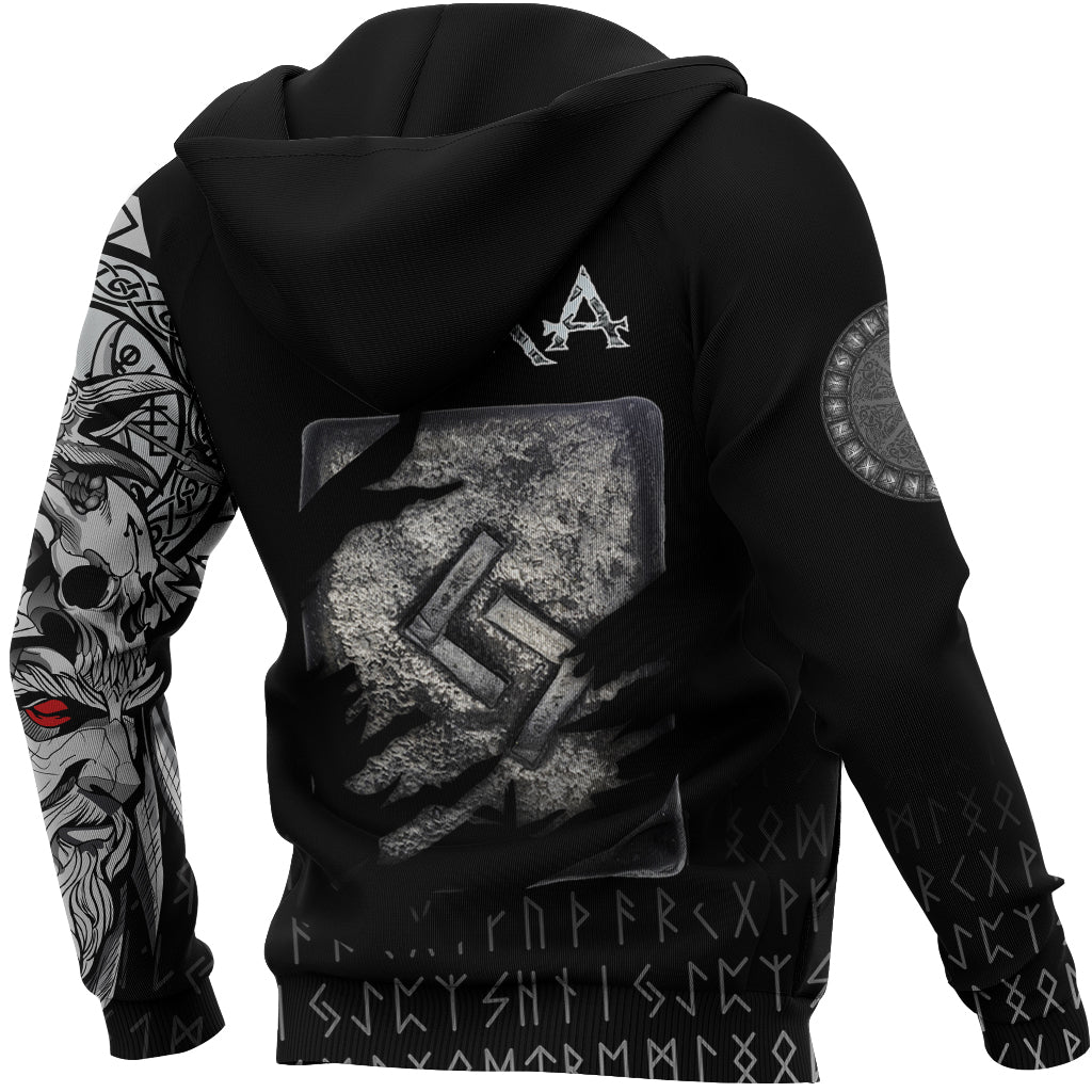 Viking Hoodie Jera Norse Runes RLT12