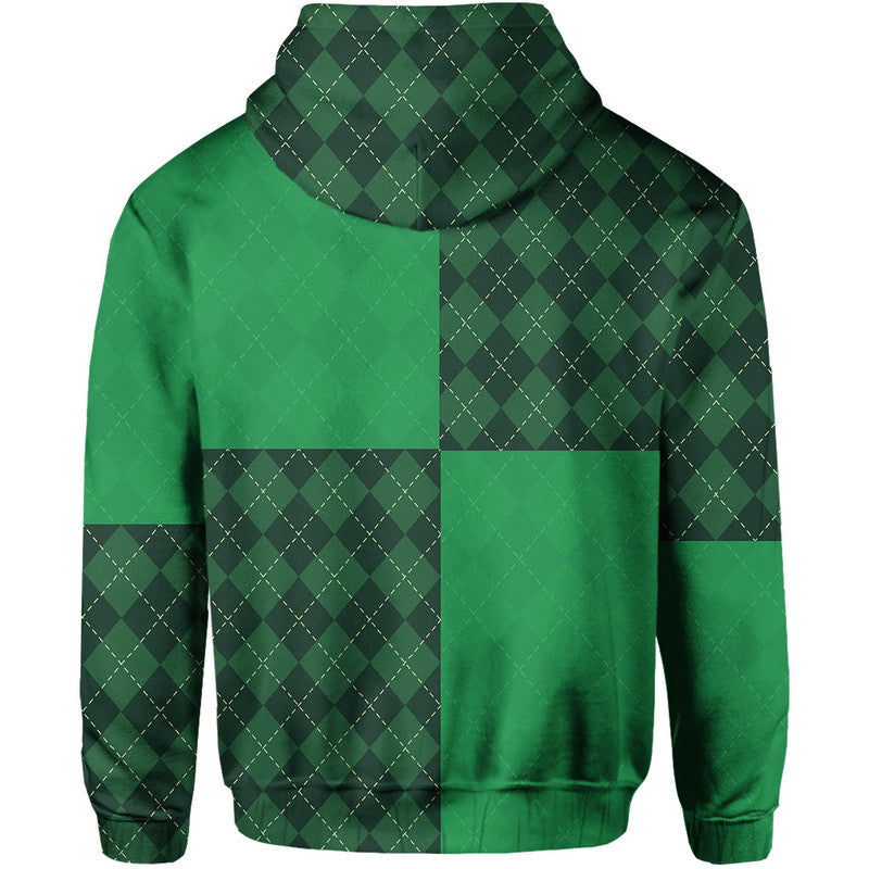 St Patricks Day Hoodie Gnome Drinking Beer LT6