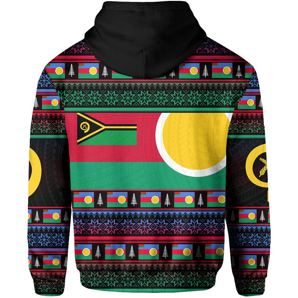 Shefa Province Zip Hoodie Of Vanuatu Christmas LT6
