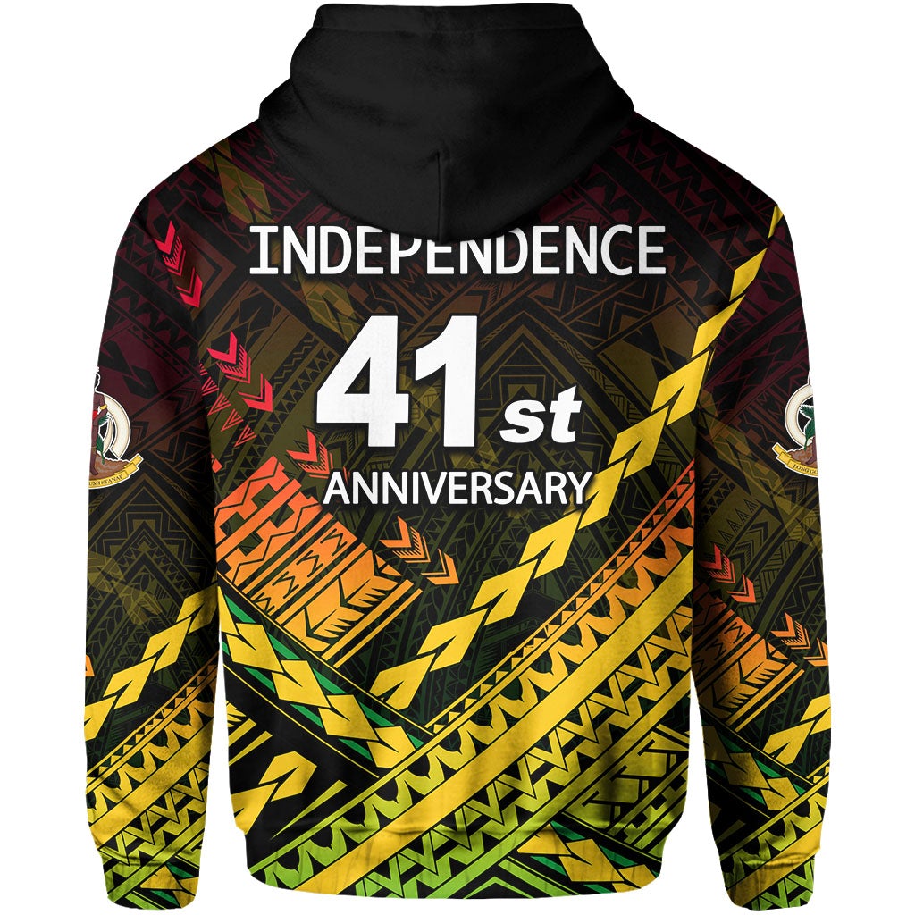 Vanuatu All Over Hoodie Independence Day Polynesian Style LT6