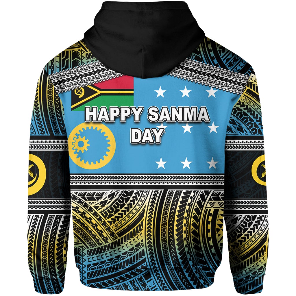 Sanma Day Hoodie Of Vanuatu Polynesian Patterns LT6