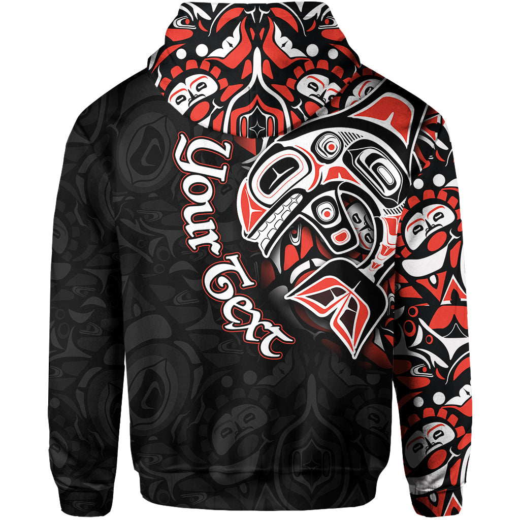 Custom Canada Haida Hoodie Killer Whale LT6