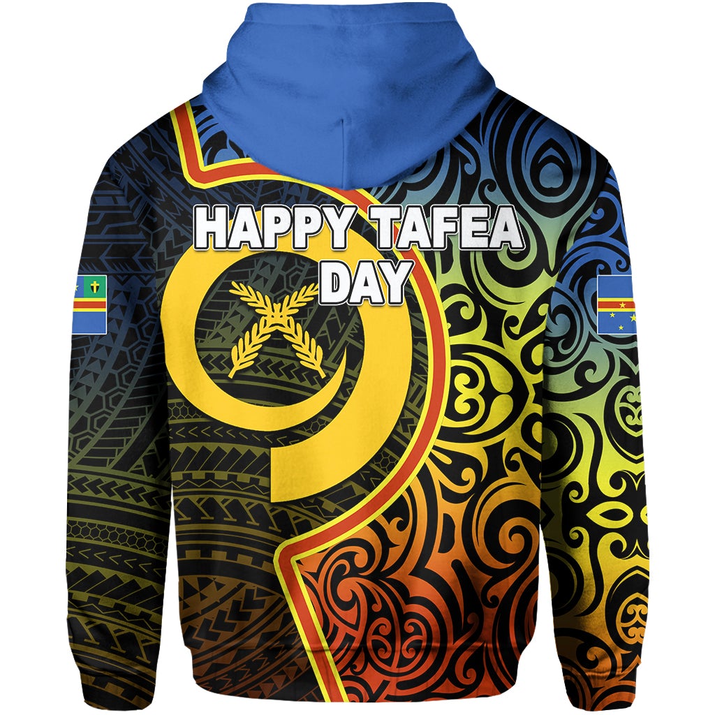 Tafea Day Zip Hoodie Of Vanuatu Polynesian Flag Color LT6