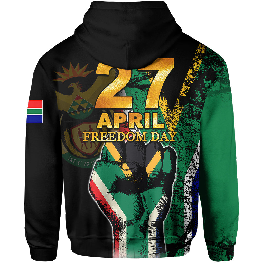 South Africa Freedom Day Hoodie Flag Grunge Style LT6