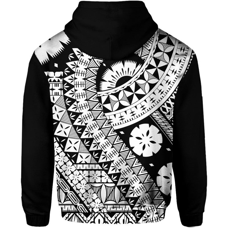 Polynesian Masi Kesa Black Style Hoodie LT9