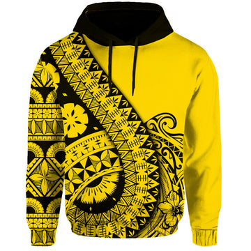 Polynesian Masi Kesa No2 Gold Style Hoodie LT9